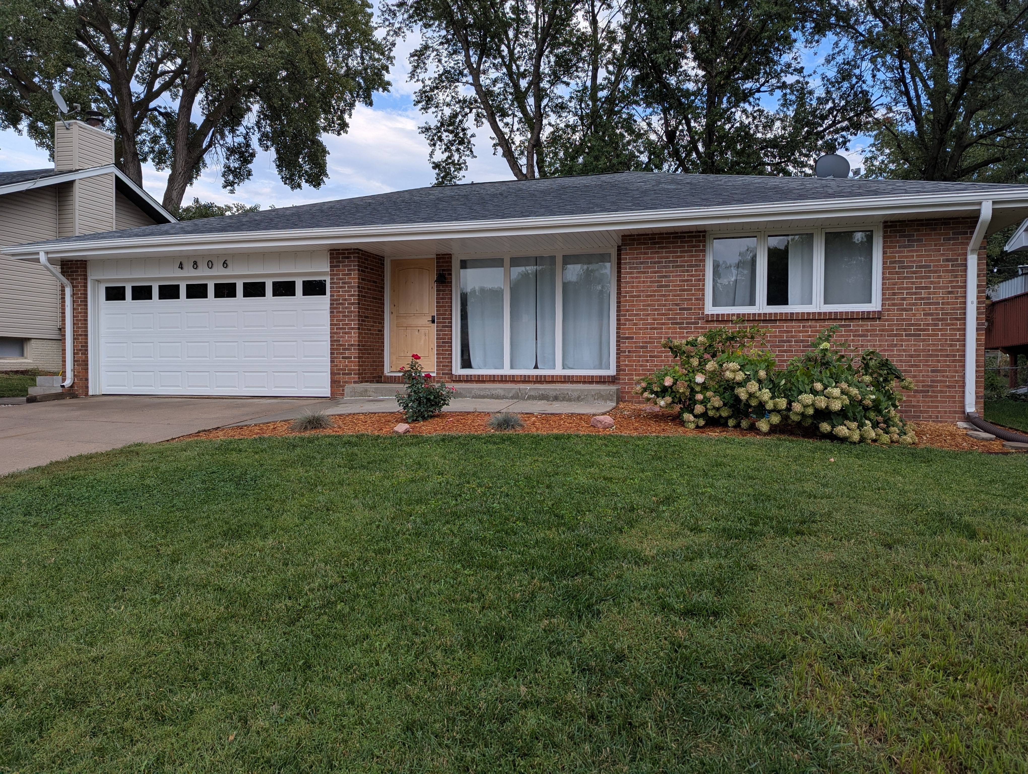 Front exterior of 4806 Woodhaven Drive
